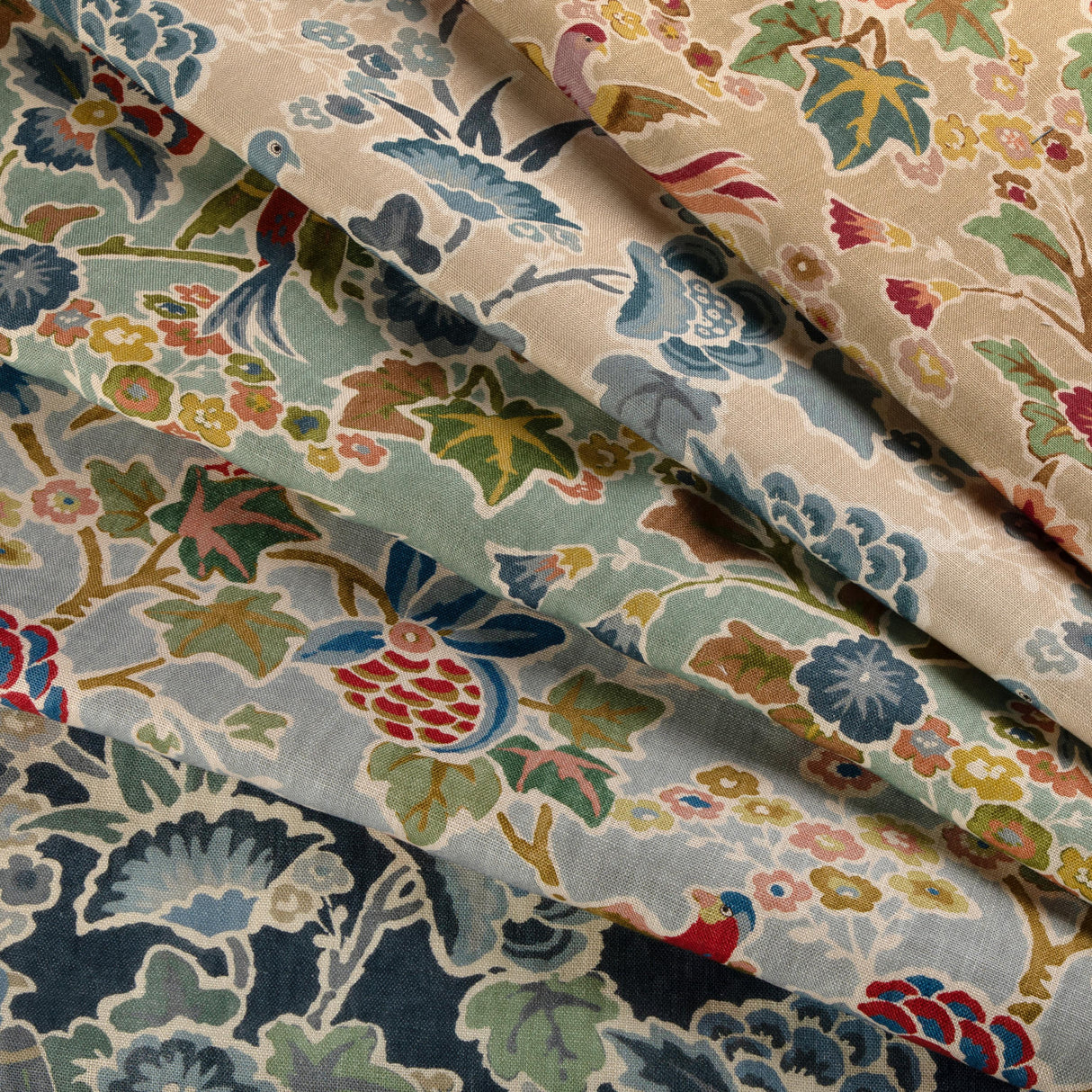 Lee Jofa POSY PRINT BLUE/MULTI Fabric