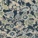 Lee Jofa POSY PRINT DENIM/SLATE Fabric