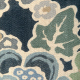 Lee Jofa POSY PRINT DENIM/SLATE Fabric