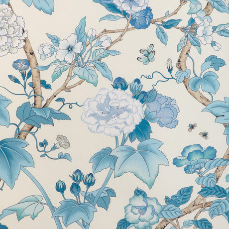 Lee Jofa GARDENIA PRINT DELFT/SKY Fabric