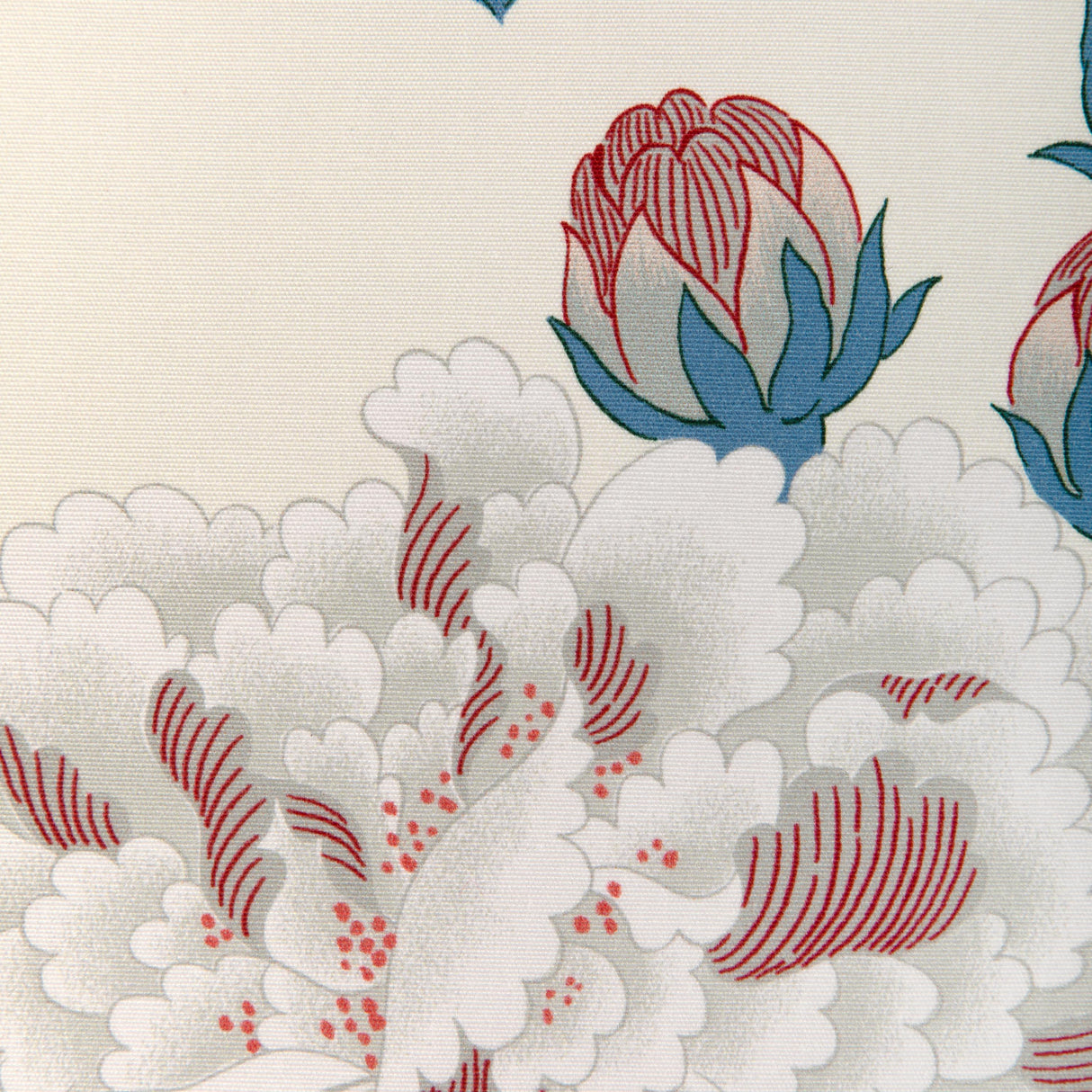 Lee Jofa GARDENIA PRINT BLUE/RED Fabric