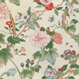 Lee Jofa GARDENIA PRINT RED/GREEN Fabric