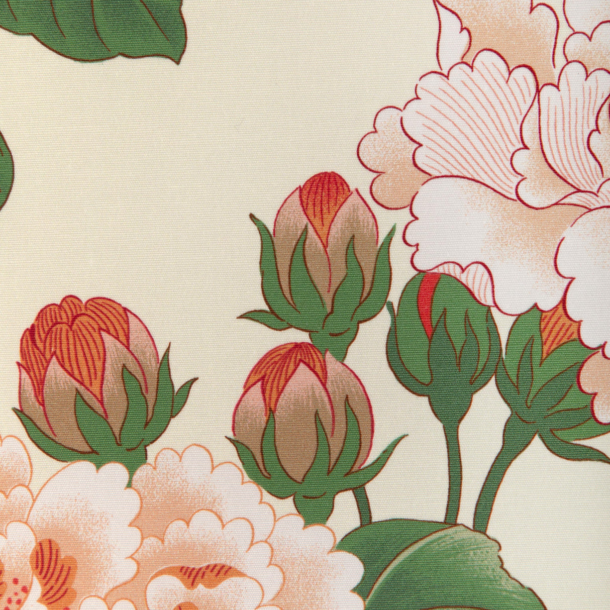 Lee Jofa GARDENIA PRINT RED/GREEN Fabric