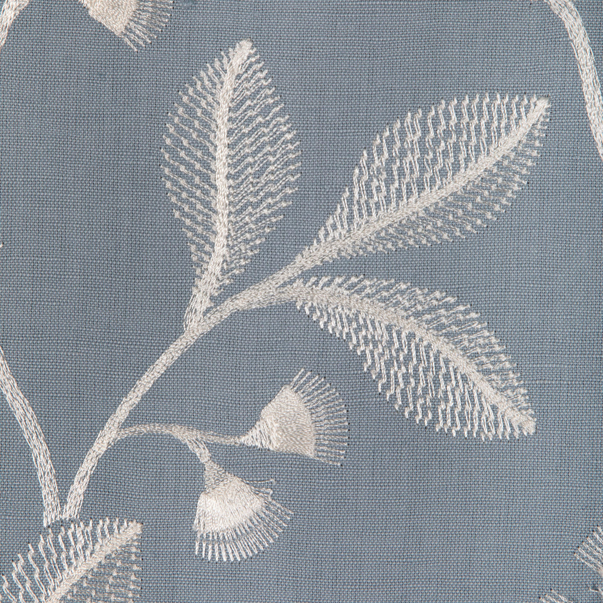 Lee Jofa IRIS EMBROIDERY BLUE Drapery Fabric