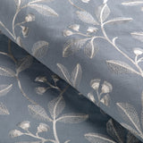 Lee Jofa IRIS EMBROIDERY BLUE Drapery Fabric