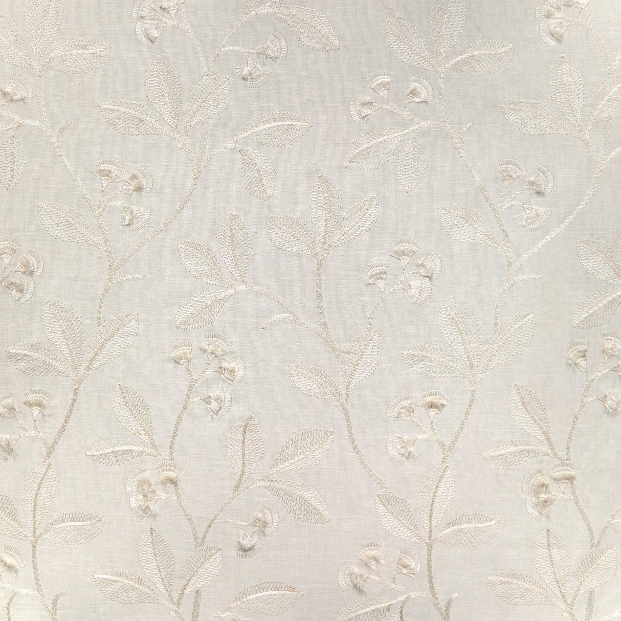 Lee Jofa IRIS EMBROIDERY IVORY Drapery Fabric