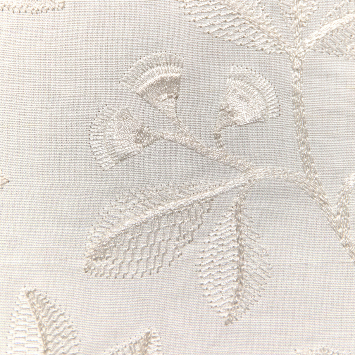 Lee Jofa IRIS EMBROIDERY IVORY Drapery Fabric