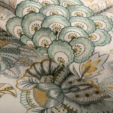 Lee Jofa EDEN EMB AQUA/GOLD Drapery Fabric