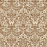 Lee Jofa DAMASK BROWN Fabric