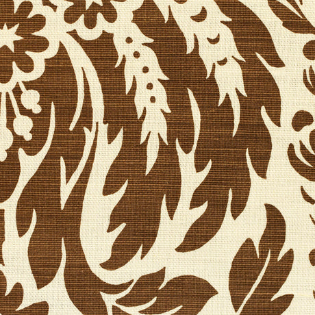 Lee Jofa DAMASK BROWN Fabric