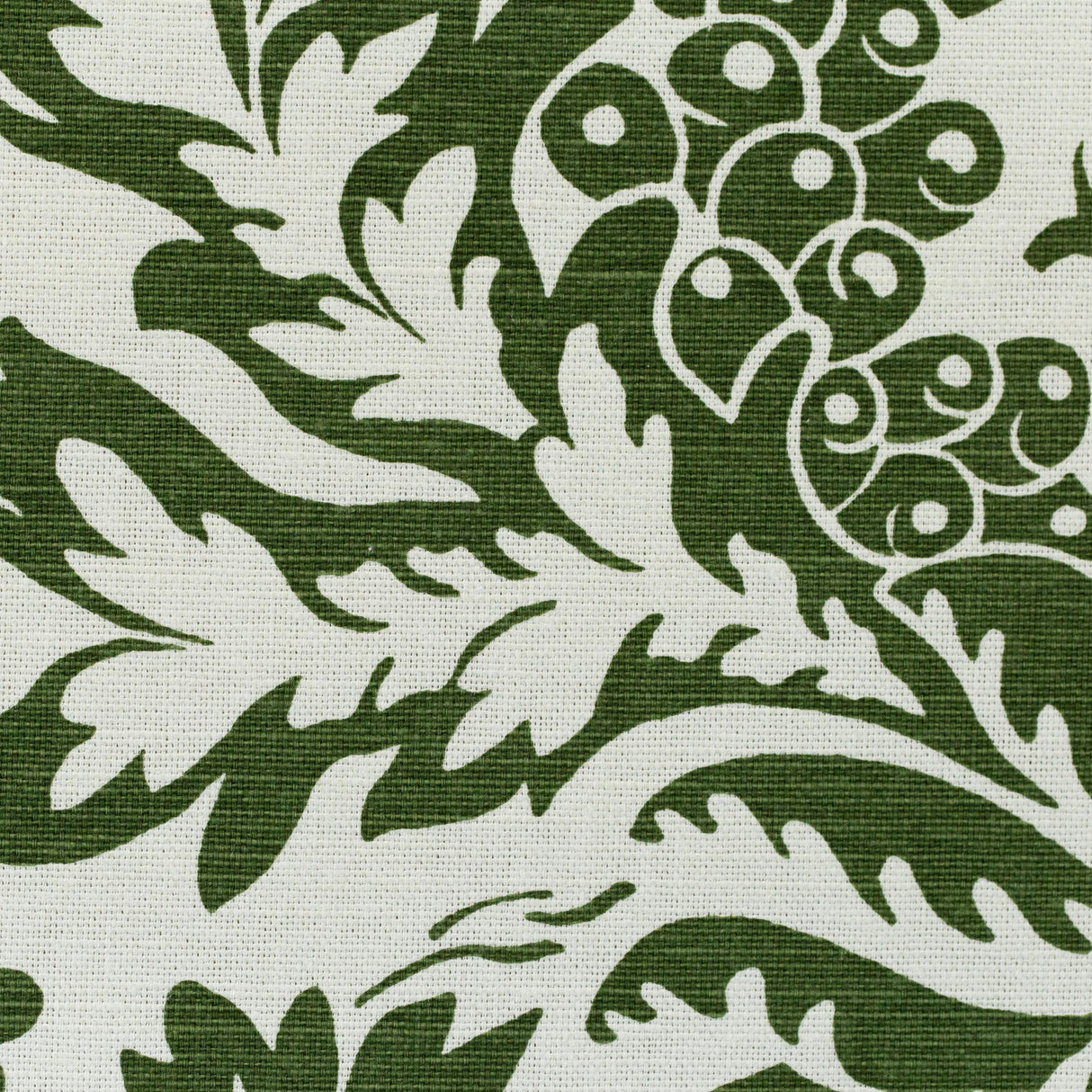 Lee Jofa DAMASK DARK GREEN Fabric