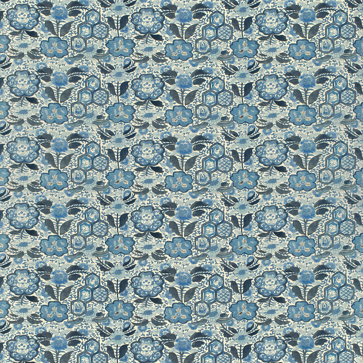Lee Jofa IMARI I BLUE Fabric