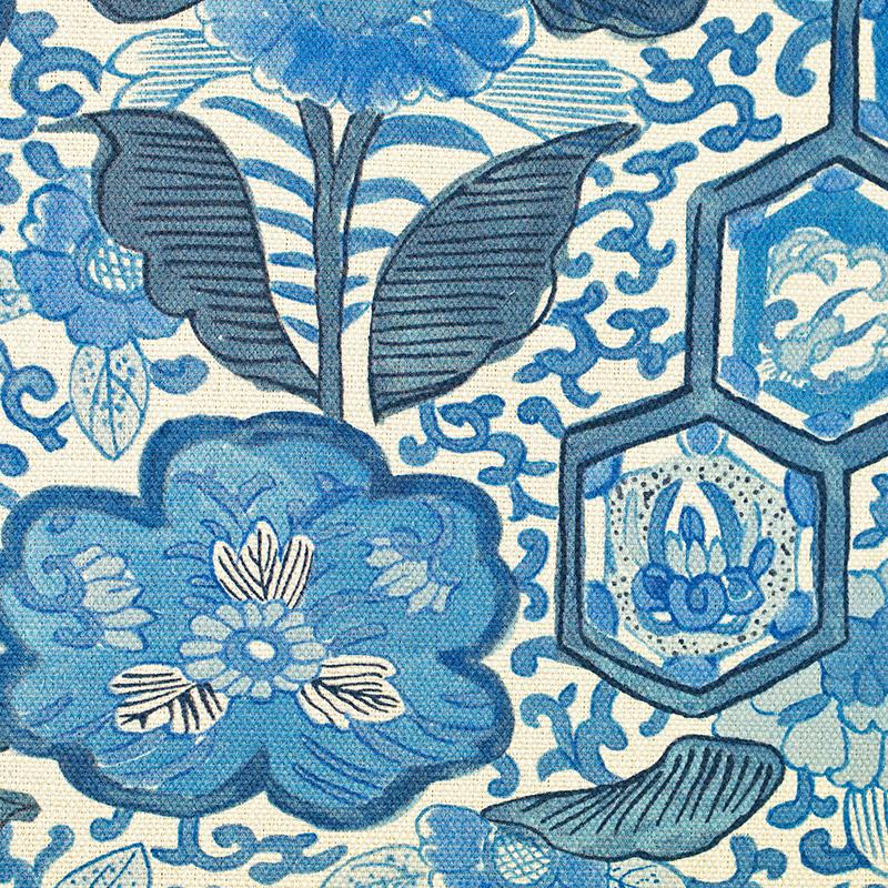 Lee Jofa IMARI I BLUE Fabric