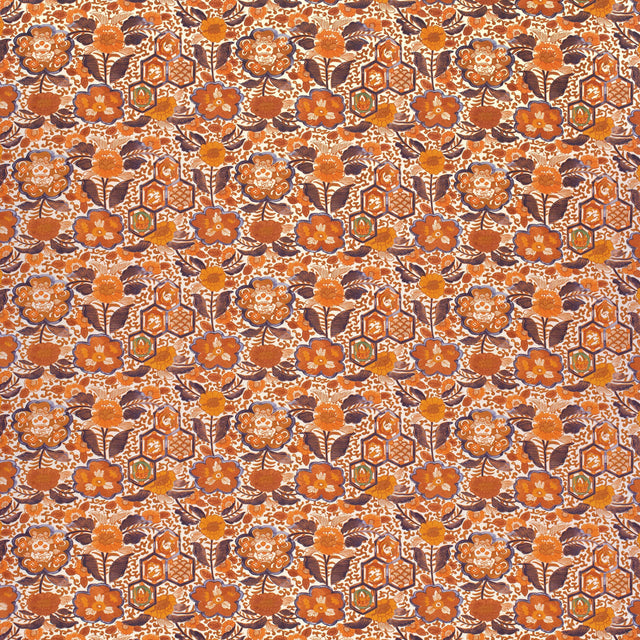 Lee Jofa IMARI I ORANGE Fabric