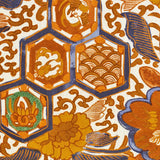 Lee Jofa IMARI I ORANGE Fabric