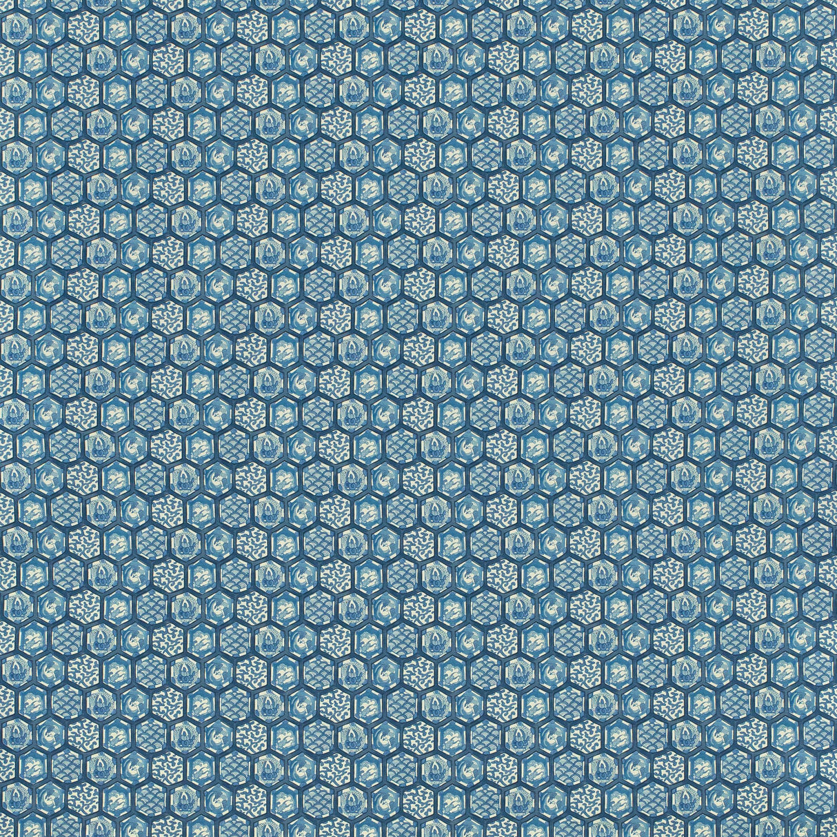 Lee Jofa IMARI II BLUE Fabric