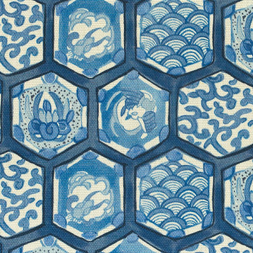 Lee Jofa IMARI II BLUE Fabric
