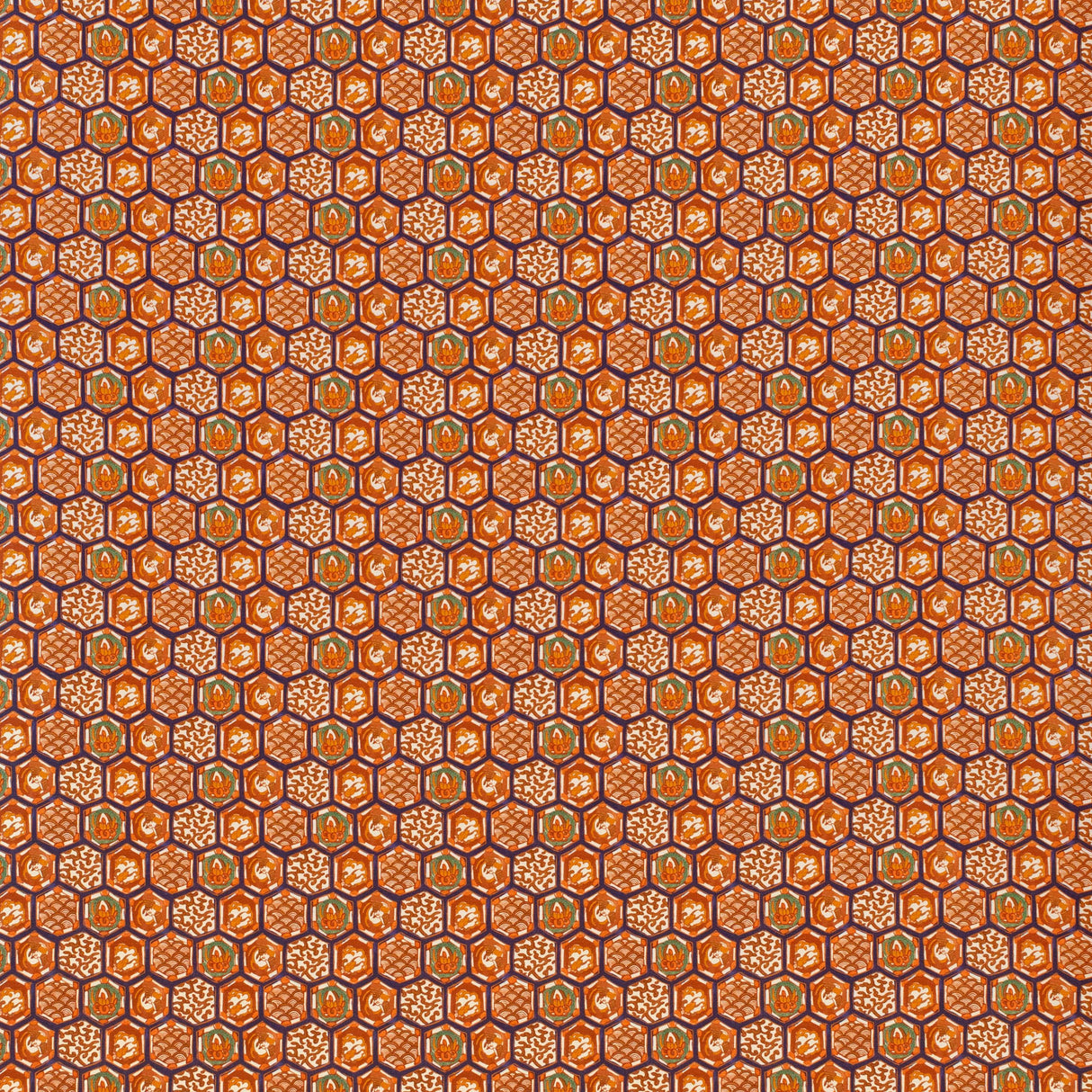 Lee Jofa IMARI II ORANGE Fabric