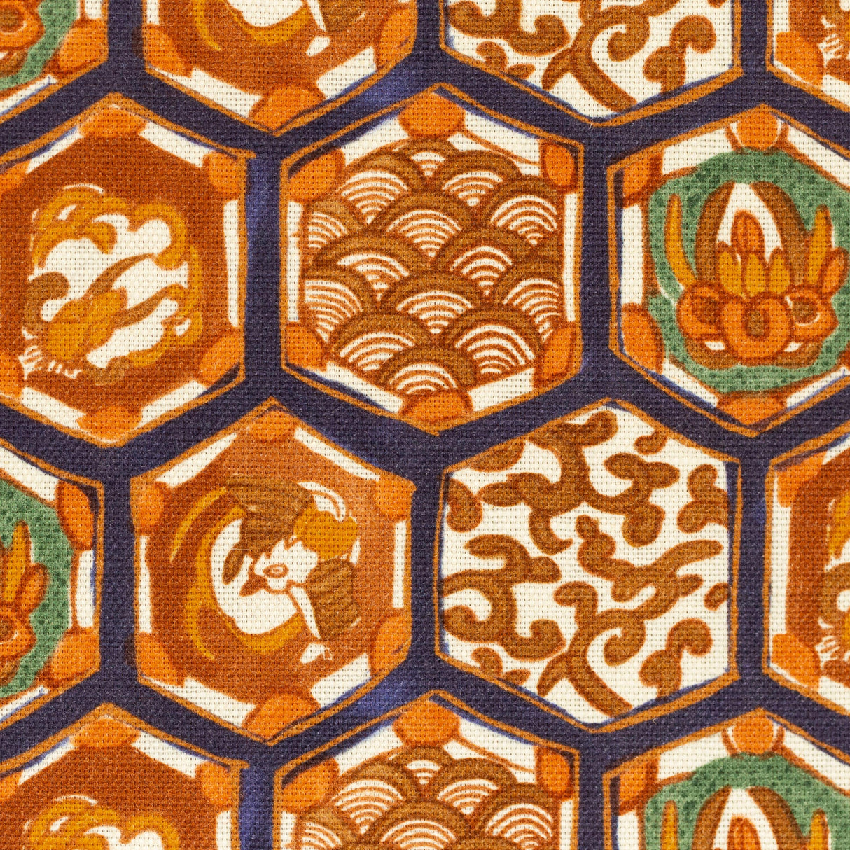 Lee Jofa IMARI II ORANGE Fabric