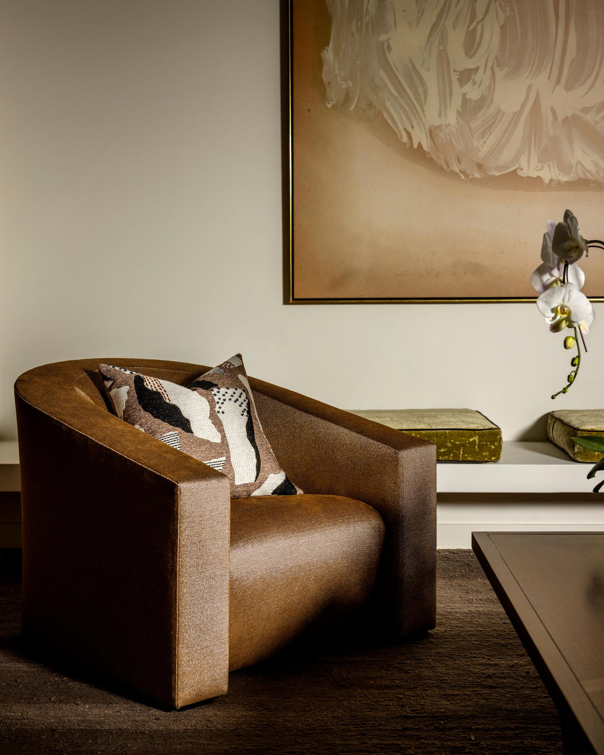 Donghia FORMAL AFFAIR CINNAMON Upholstery Fabric