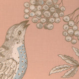 Brunschwig & Fils BIRD AND THISTLE II PEACH Drapery Fabric