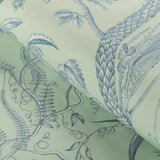Brunschwig & Fils BIRD AND THISTLE II MINT Drapery Fabric