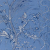 Brunschwig & Fils Bird And Thistle Ii Blue Drapery Fabric