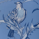 Brunschwig & Fils BIRD AND THISTLE II BLUE Drapery Fabric