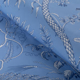 Brunschwig & Fils BIRD AND THISTLE II BLUE Drapery Fabric