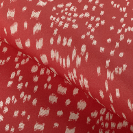 Brunschwig & Fils LES TOUCHES REVERSE RED Drapery Fabric