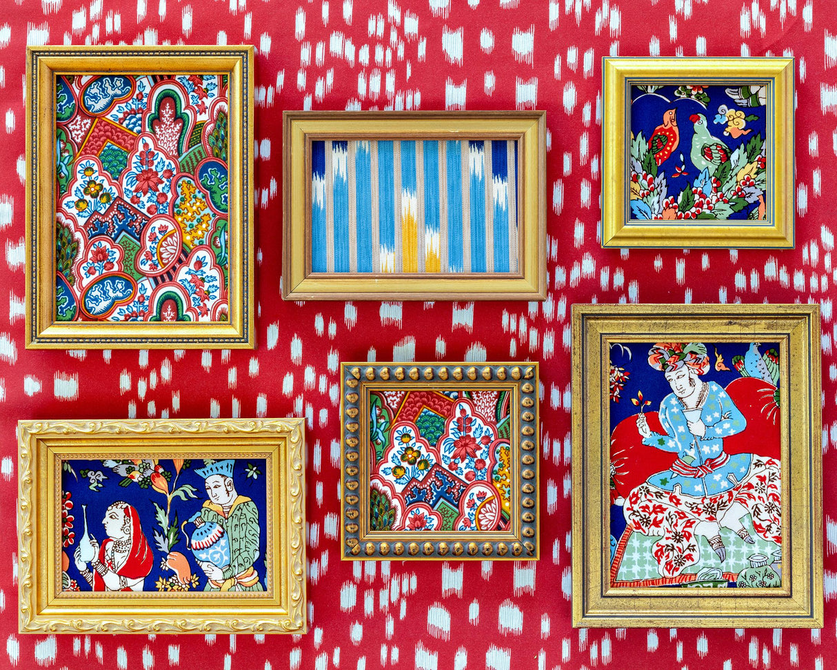 Brunschwig & Fils LES TOUCHES REVERSE RED Drapery Fabric