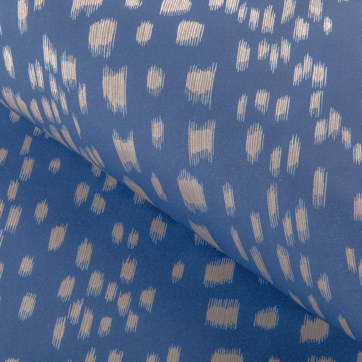 Brunschwig & Fils LES TOUCHES REVERSE BLUE Drapery Fabric