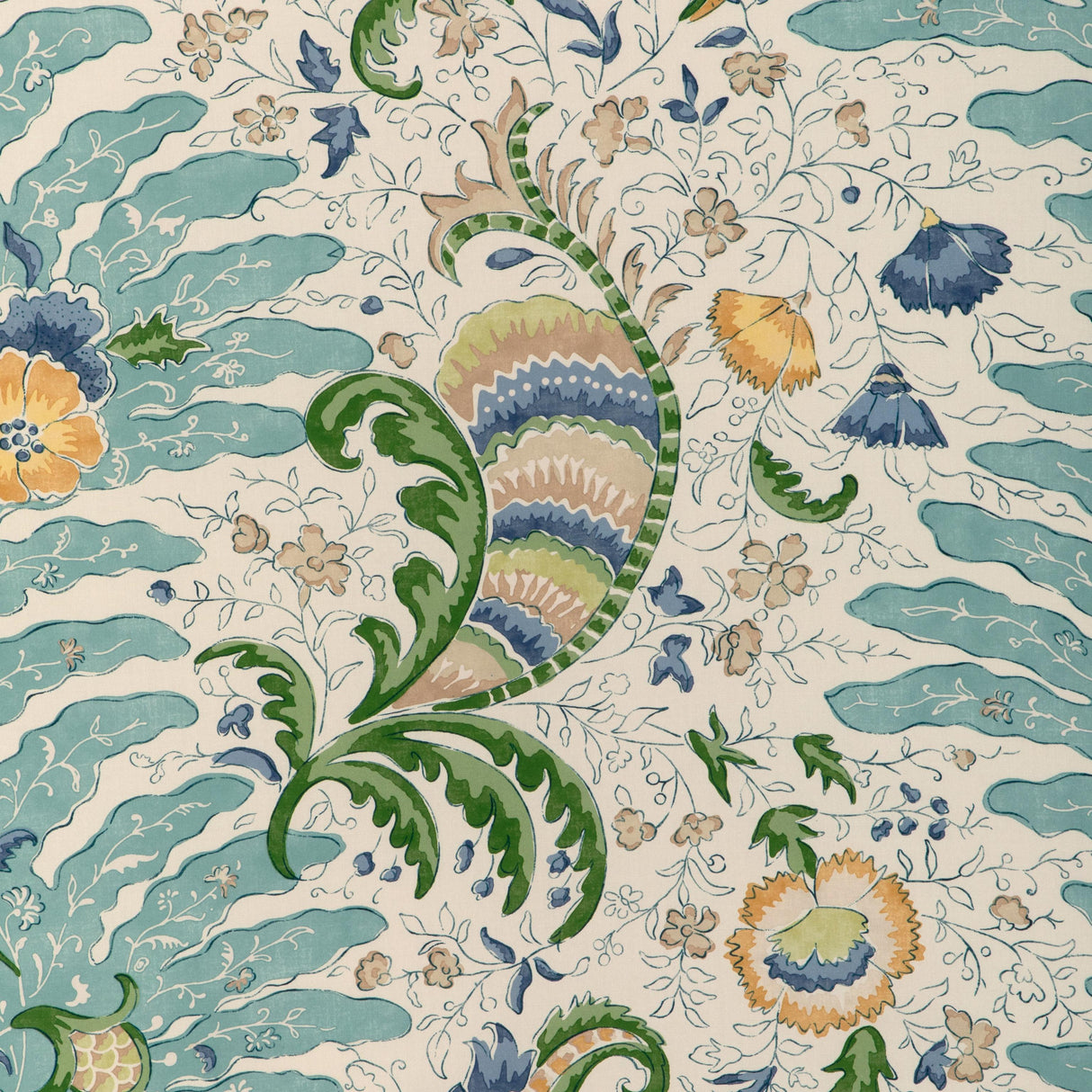 Brunschwig & Fils Les Touches Ii Fabric Green | Fabric Bistro | Columbia | South Carolina Brunschwig & Fils Les Touches Ii Fabric Green | Fabric Bistro | Columbia | South Carolina