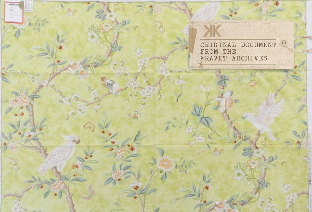 Brunschwig & Fils KANCHOU PRINT BLUSH Fabric
