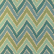 Brunschwig & Fils CASCADE PRINT TEAL/GREEN Fabric