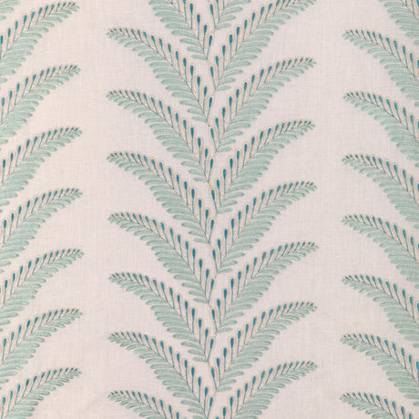 Brunschwig & Fils FOUGERE EMB AQUA Drapery Fabric