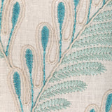 Brunschwig & Fils FOUGERE EMB AQUA Drapery Fabric