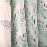 Brunschwig & Fils FOUGERE EMB AQUA Drapery Fabric