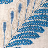 Brunschwig & Fils FOUGERE EMB BLUE Drapery Fabric