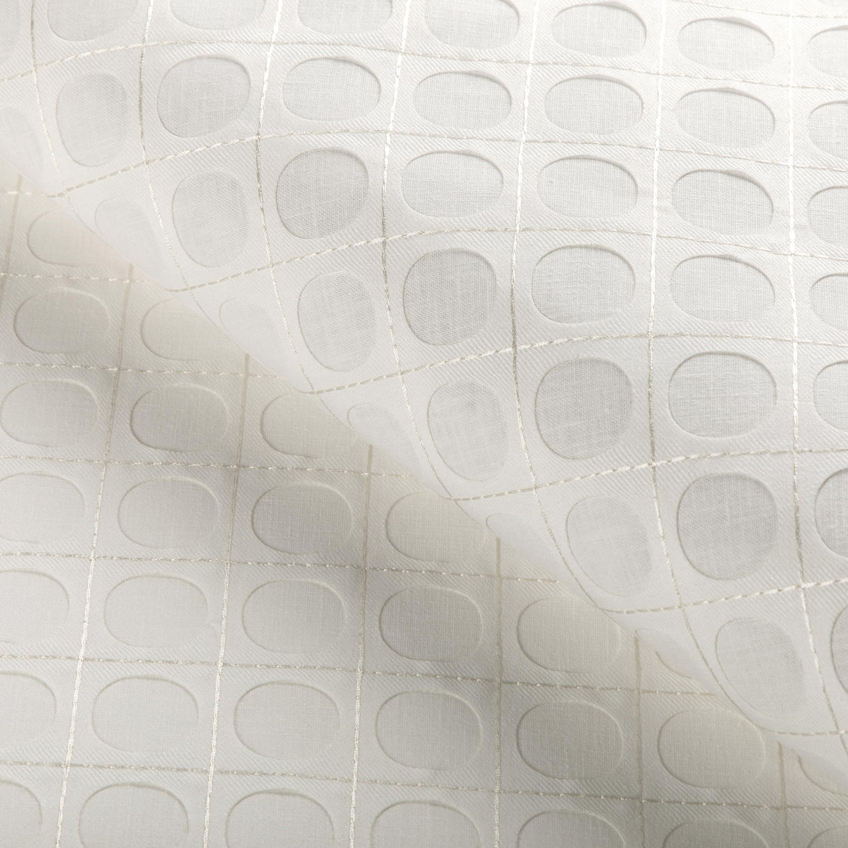 Kravet LUNAR DOT IVORY Drapery Fabric