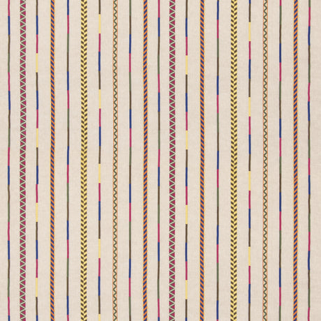 G P & J Baker BACKDROP FUCHSIA/BLUE Drapery Fabric