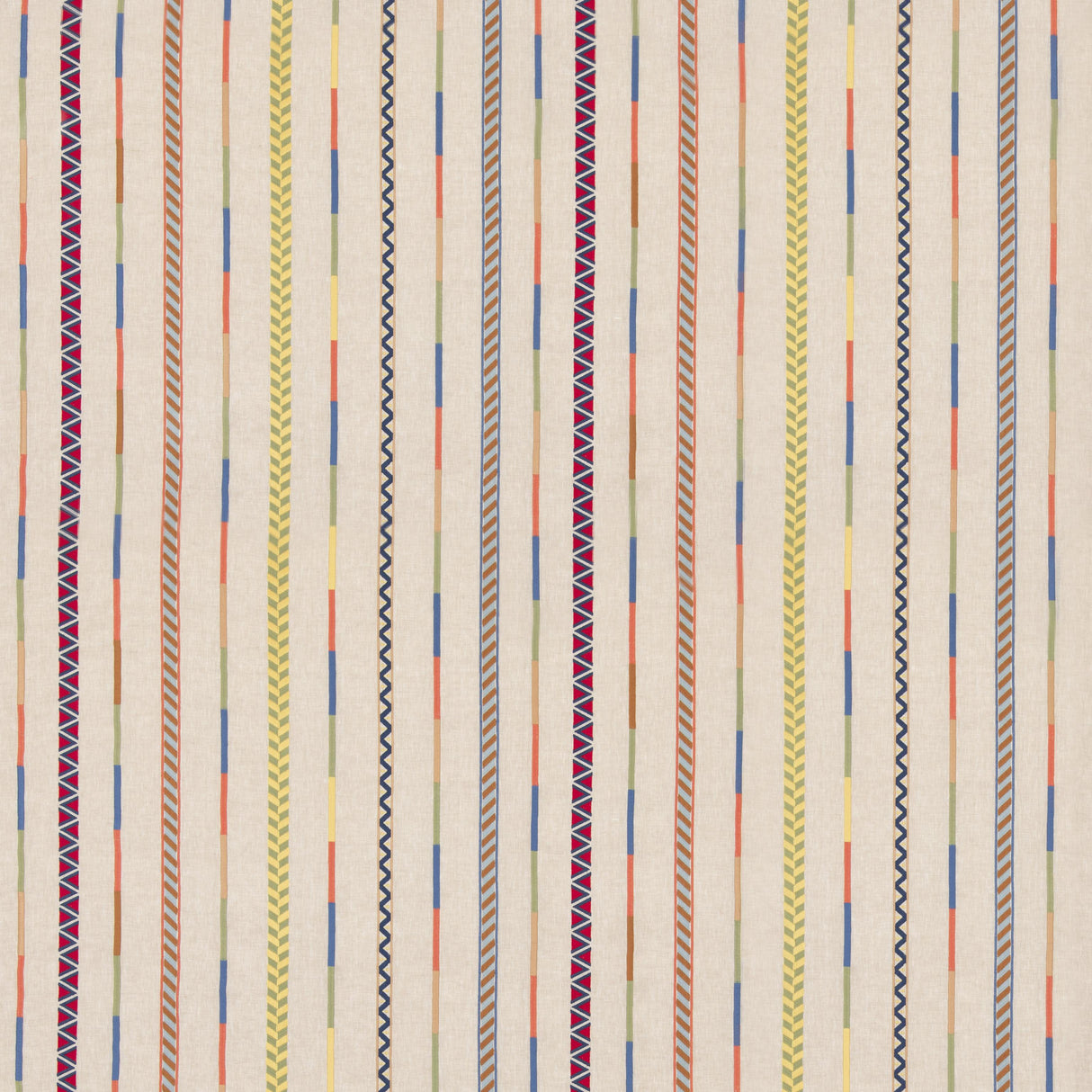 G P & J Baker BACKDROP CORAL/SAGE Drapery Fabric