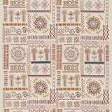 G P & J Baker SPIN OFF RED/GREEN Drapery Fabric