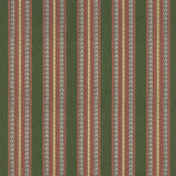 G P & J Baker WORLDS APART GREEN/CORAL Fabric
