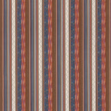 G P & J Baker RUNAWAY CORAL/INDIGO Fabric