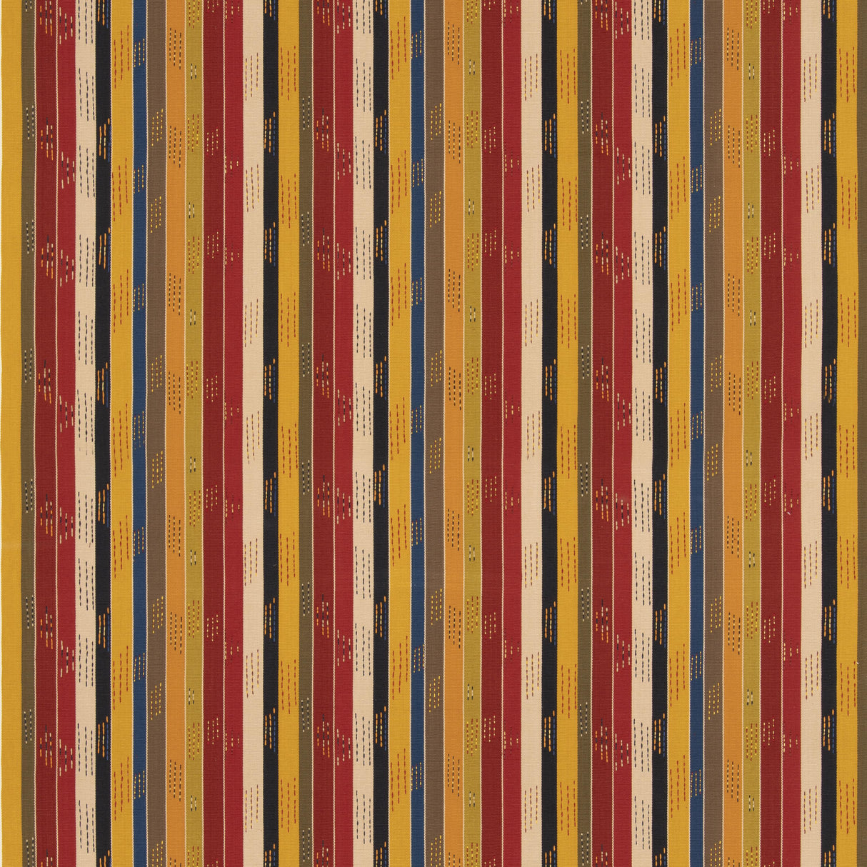 G P & J Baker JOGALONG RED/OCHRE Fabric