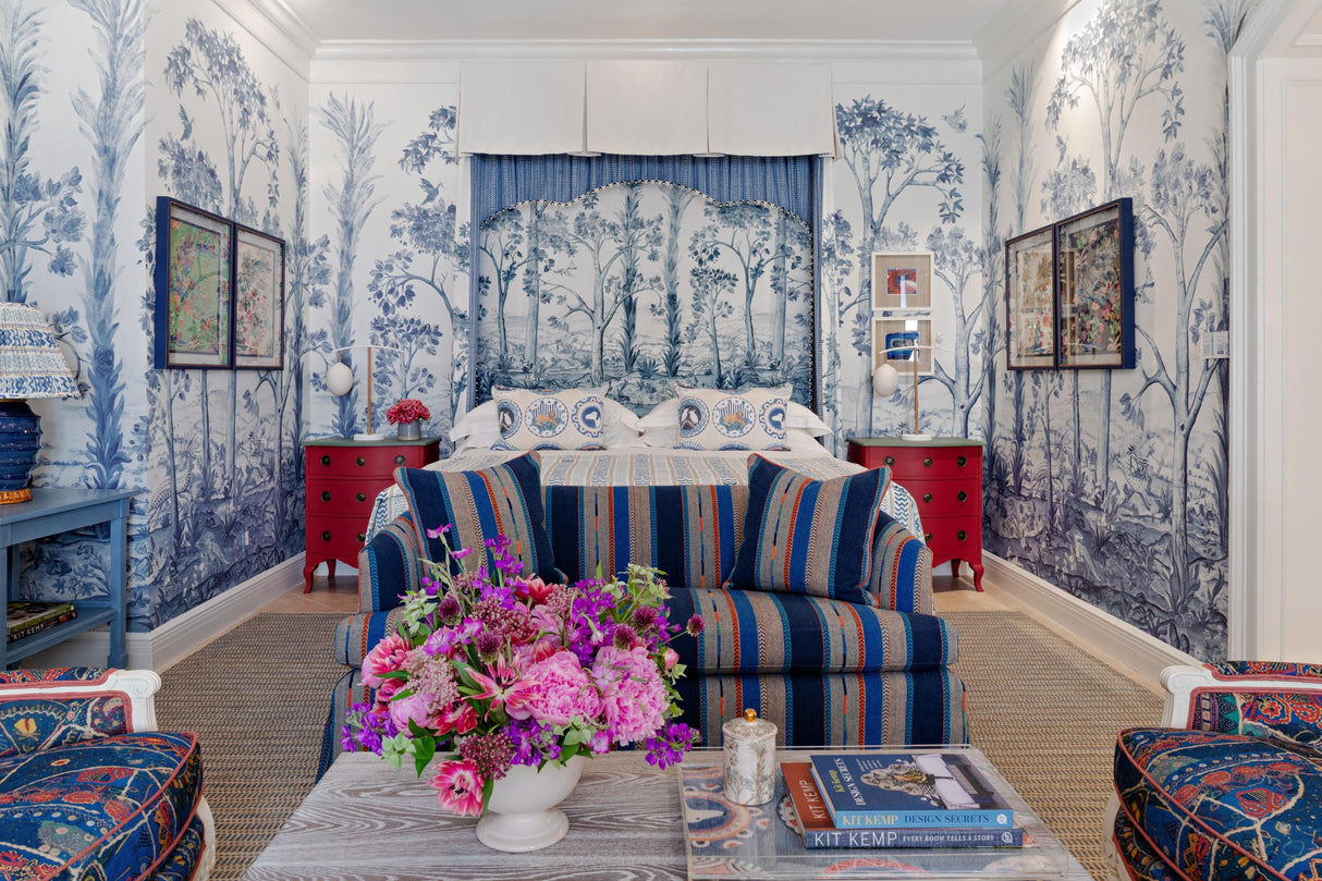 G P & J Baker BUNTY INDIGO Fabric