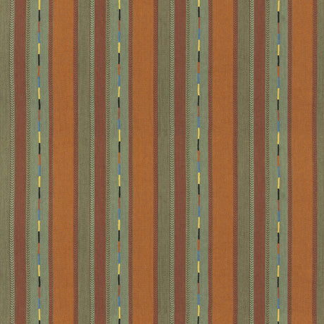 G P & J Baker BUNTY ORANGE/GREEN Fabric