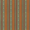 G P & J Baker Bunty Orange/Green Fabric