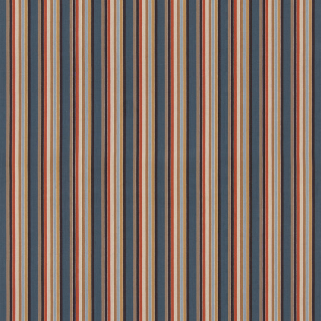 G P & J Baker WILD ONE INDIGO/COCOA Fabric